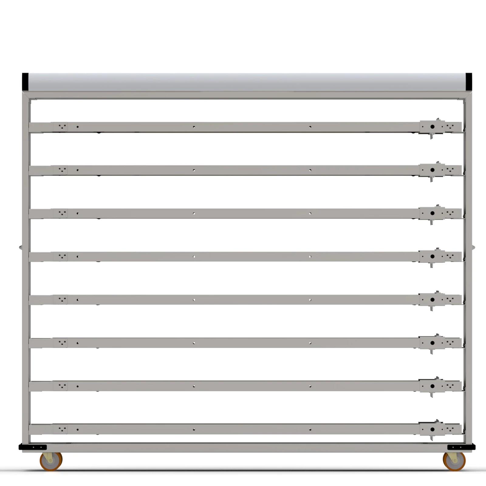 58x200 cm Kapalı Sistem Pasa Arabası (İnoks)