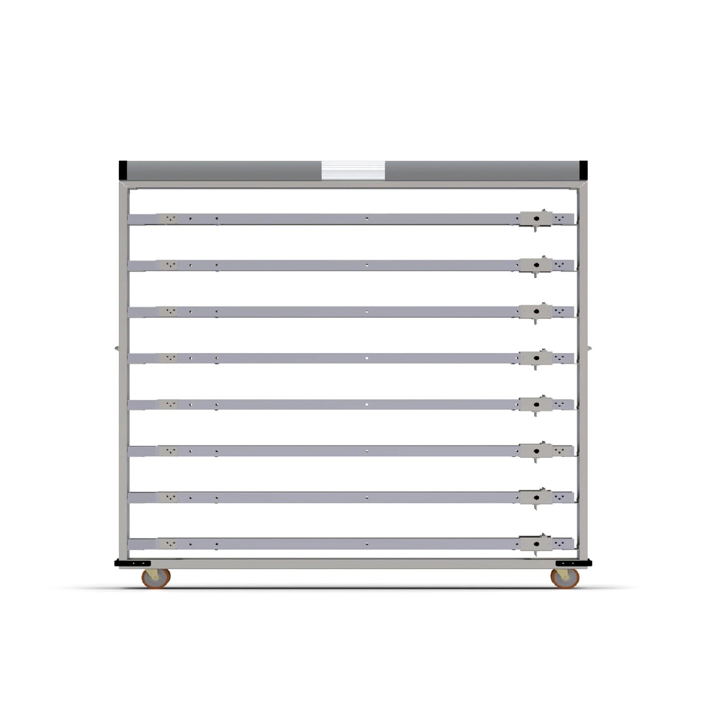 58x200 cm Covered Oven Loader Trolley