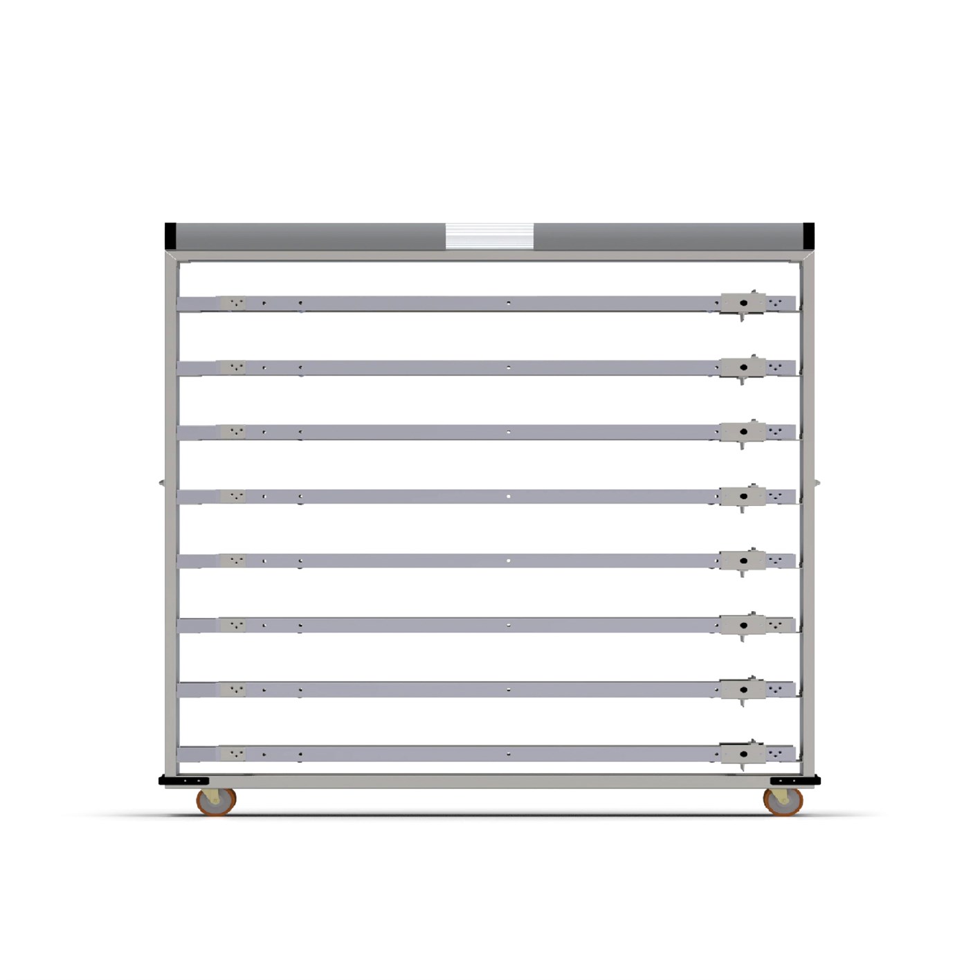 58x220 cm Covered Oven Loader Trolley