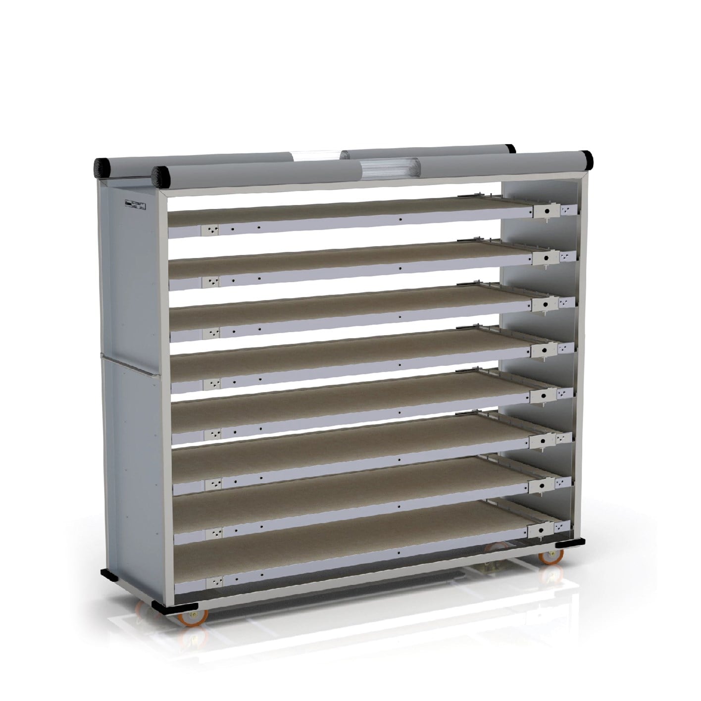 58x220 cm Covered Oven Loader Trolley
