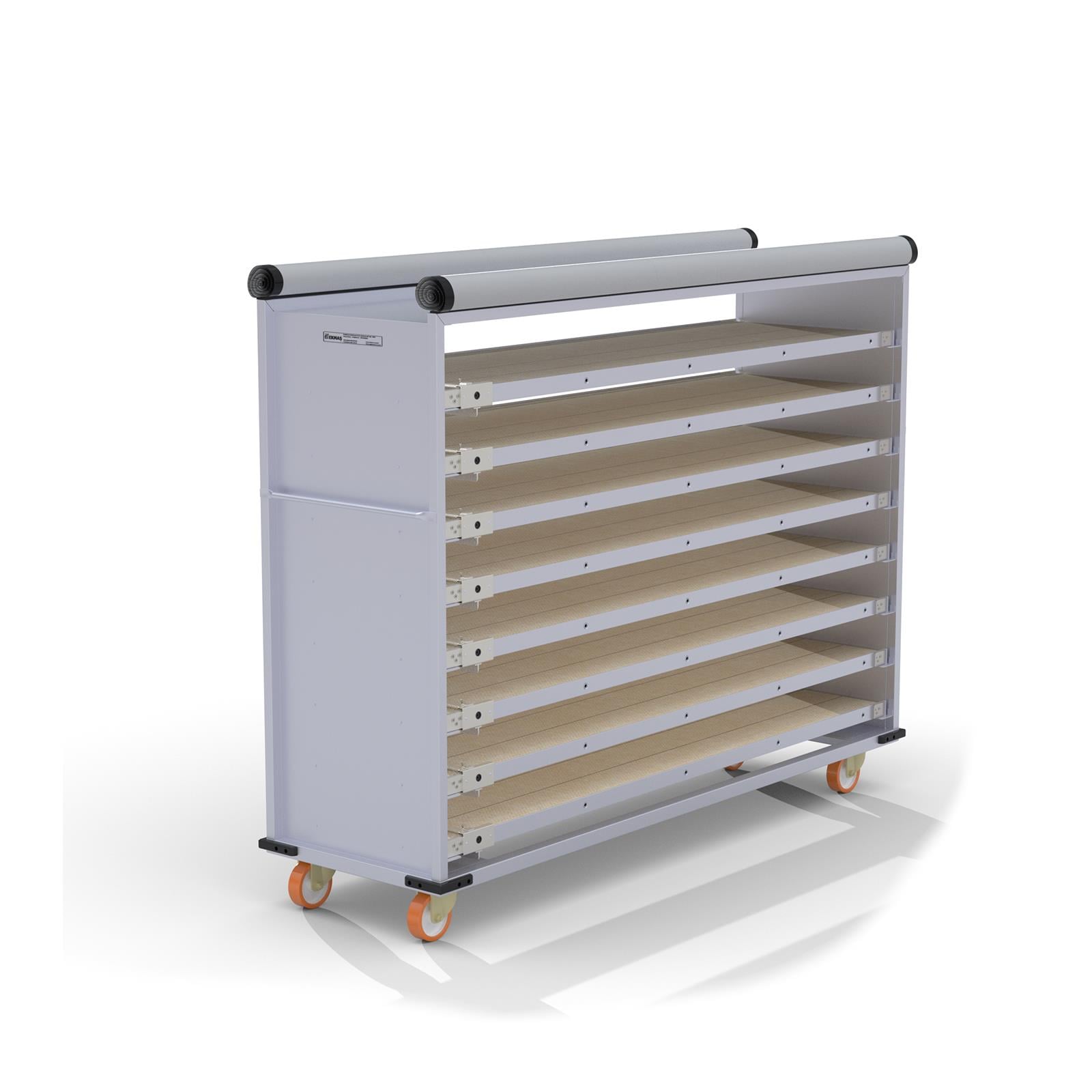 58x240 cm Covered Oven Loader Trolley