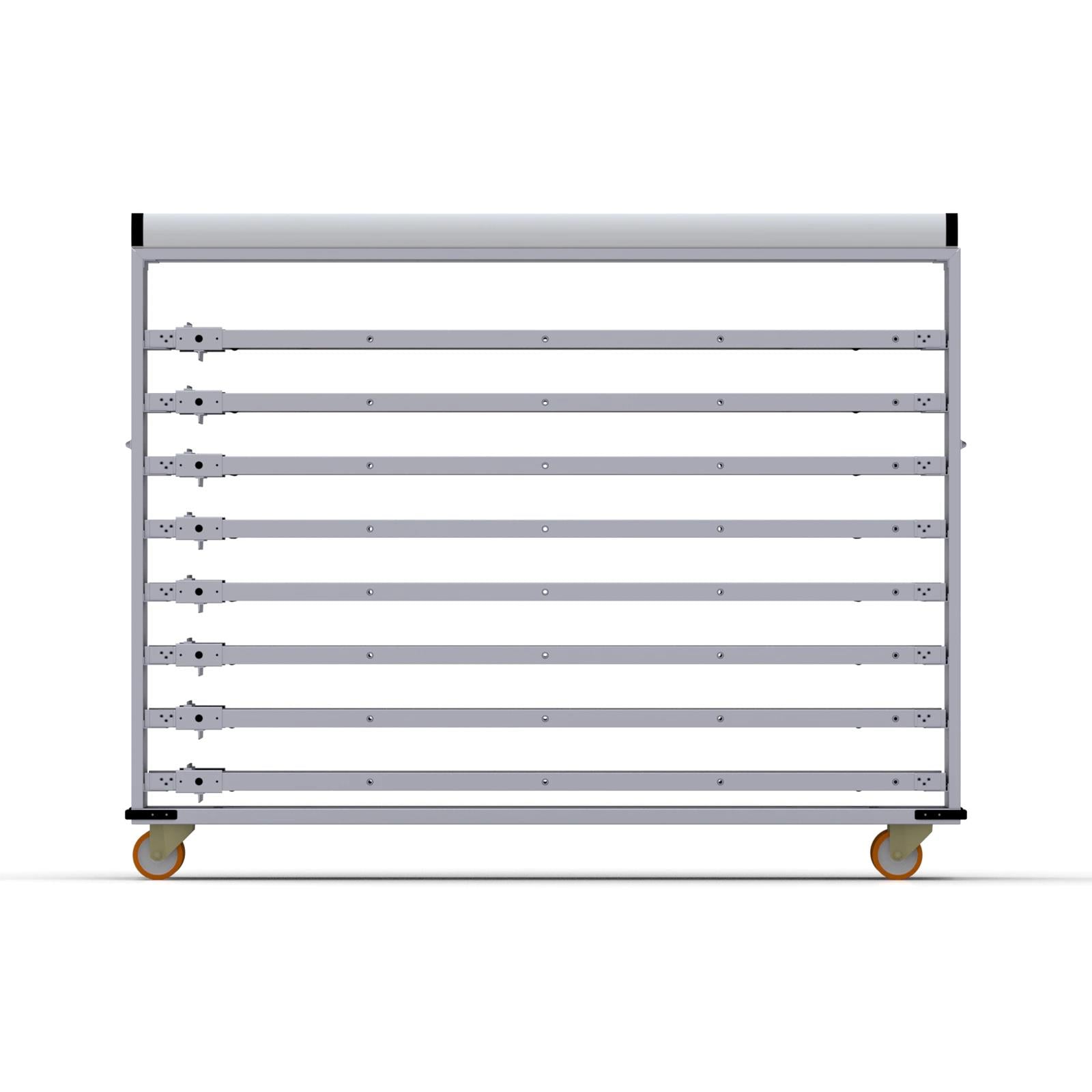 58x400 cm Covered Oven Loader Trolley