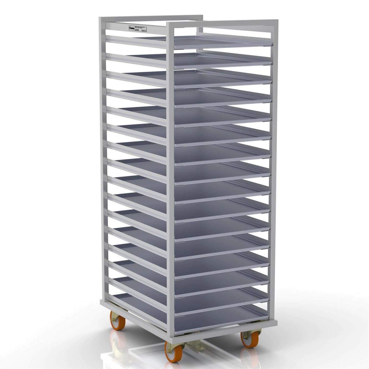 59x80 cm Tray Trolley 