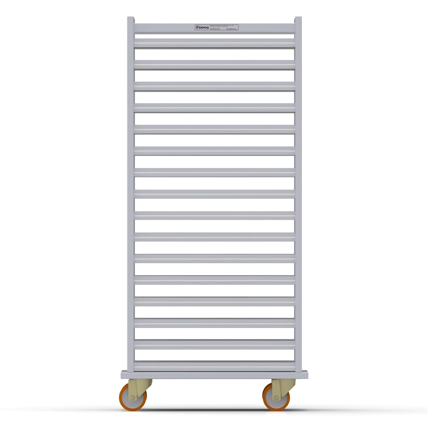 59x80 cm Tray Trolley  (inox)