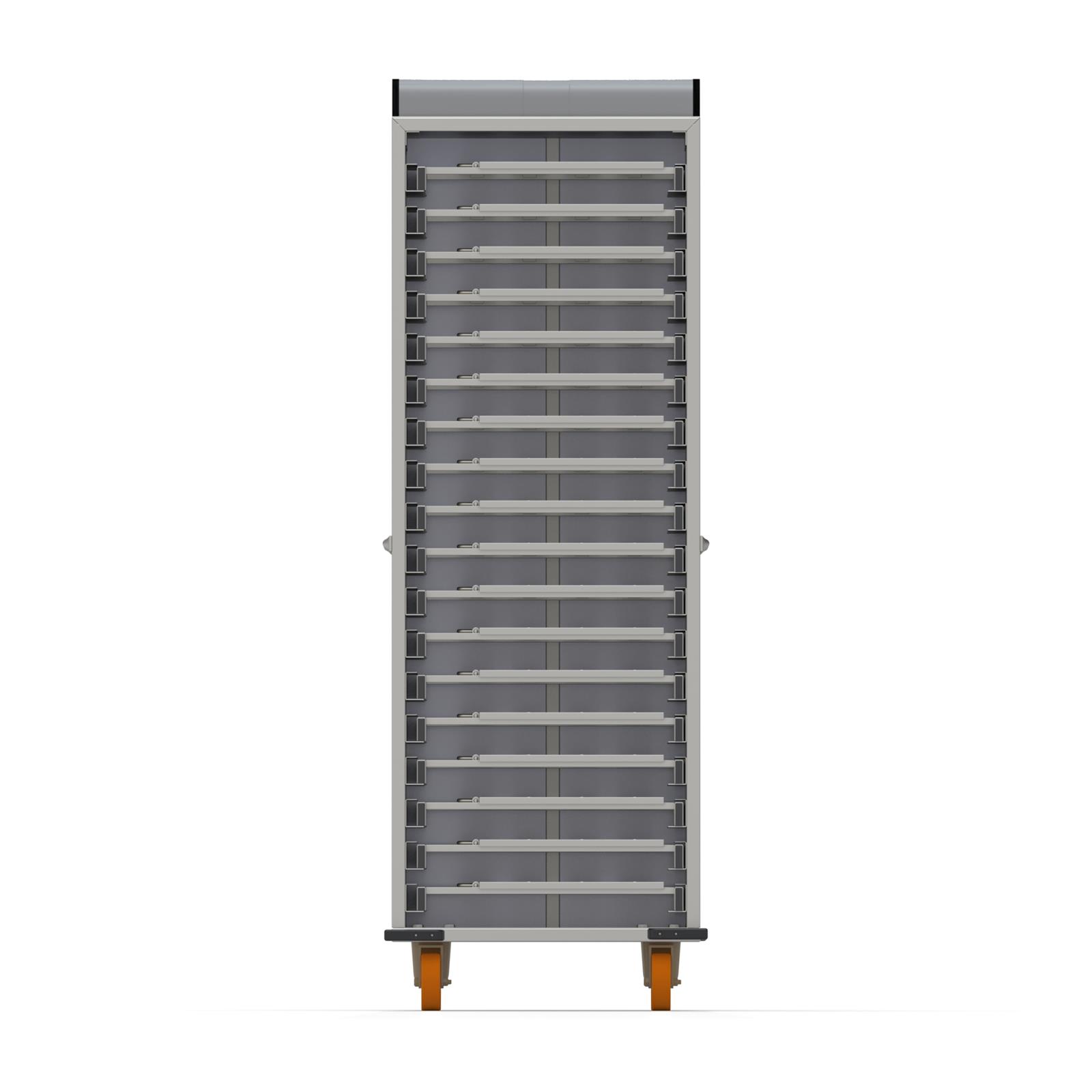 60x40 cm Covered Dough Flipping  Oven Loader Trolley
