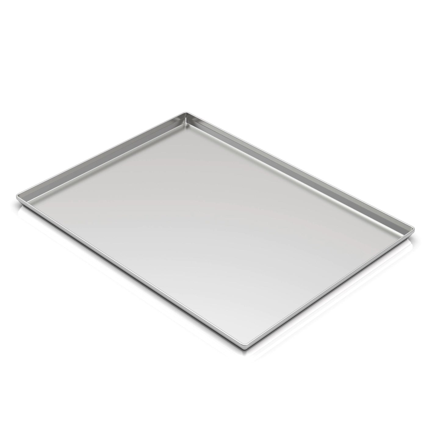 60x80 cm Flat Tray, Aluminised Metal