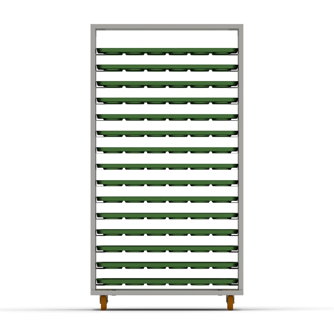 60x90 cm Tray Trolley  (inox)