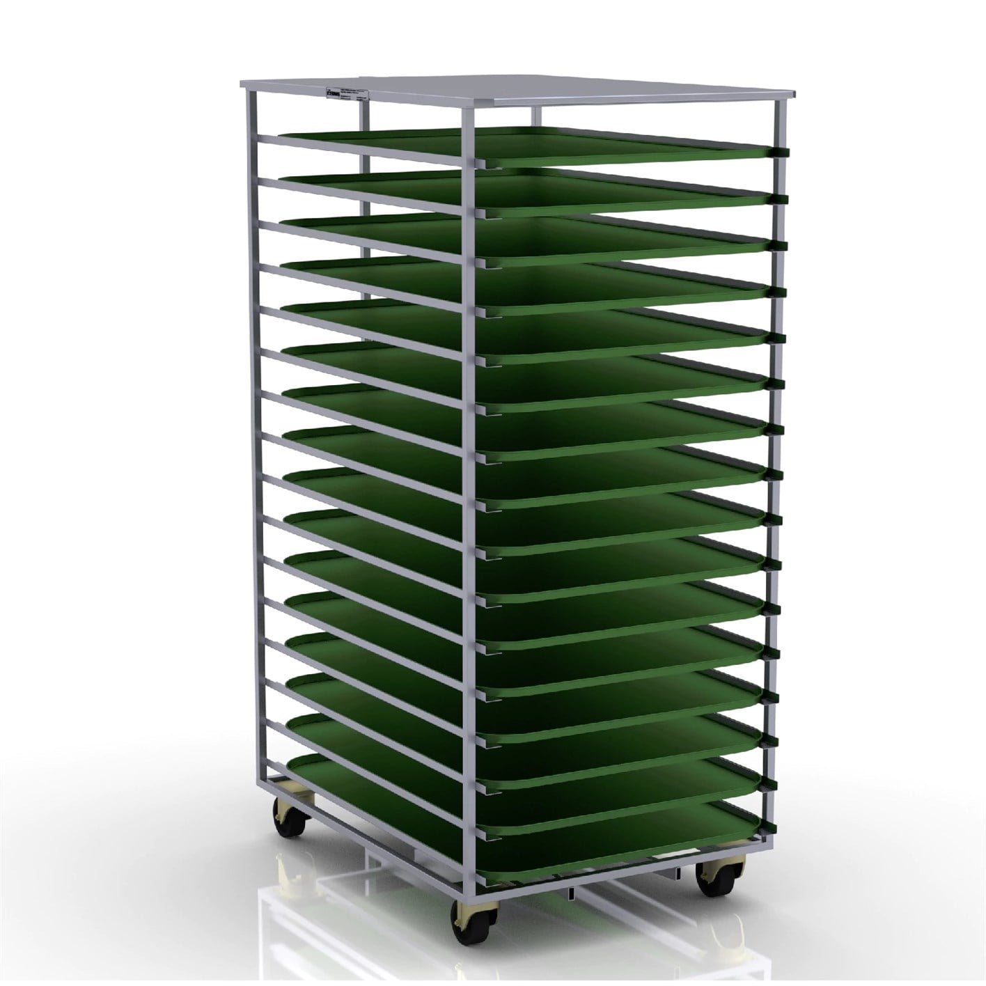 80x100 cm Tray Trolley For Rack Oven