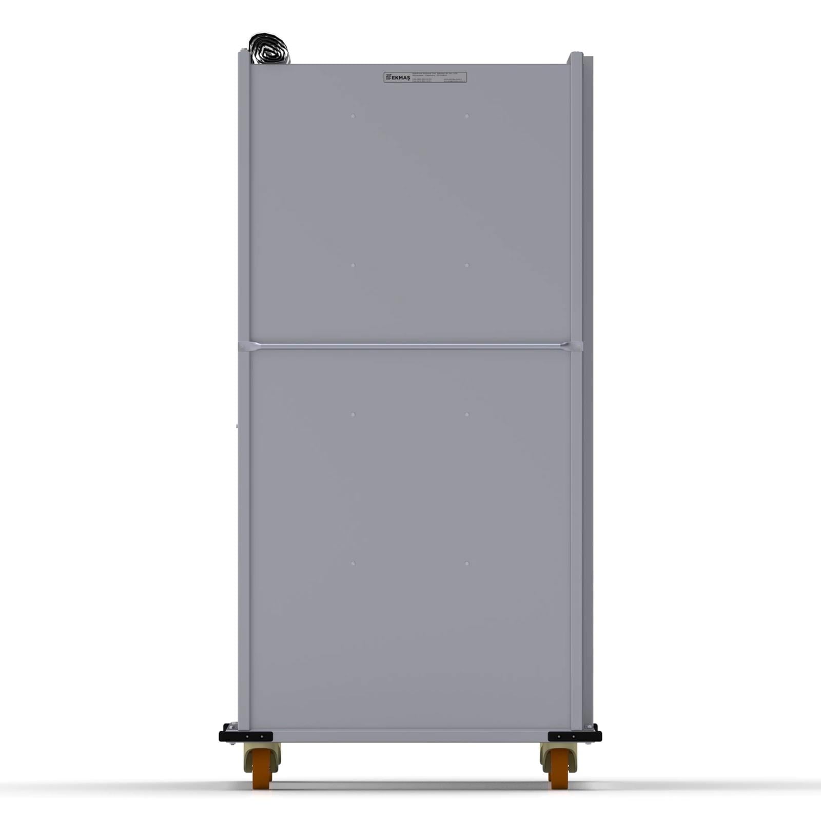 80x150 cm Covered Oven Loader Trolley with 13 Shelves for Wooden