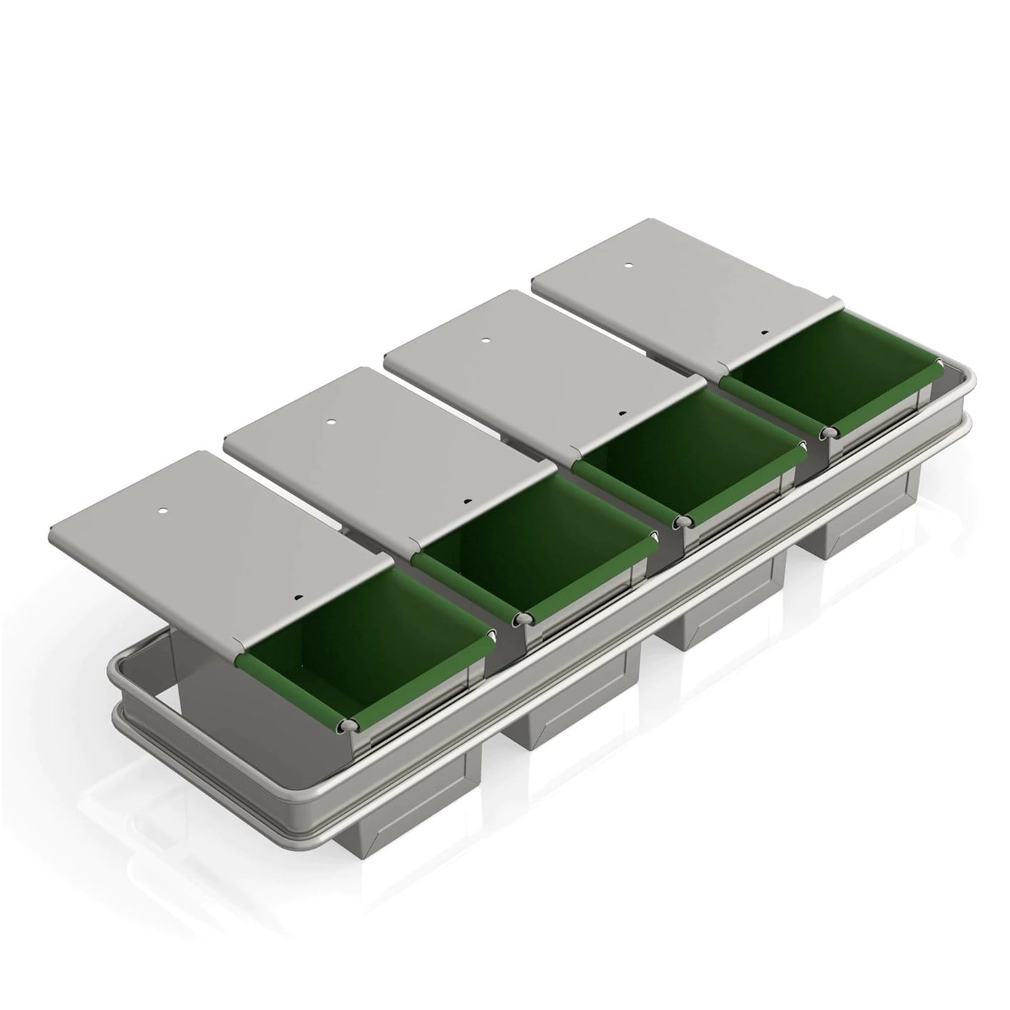 9x9x14 cm Set Tost Tavası, Kaplamalı