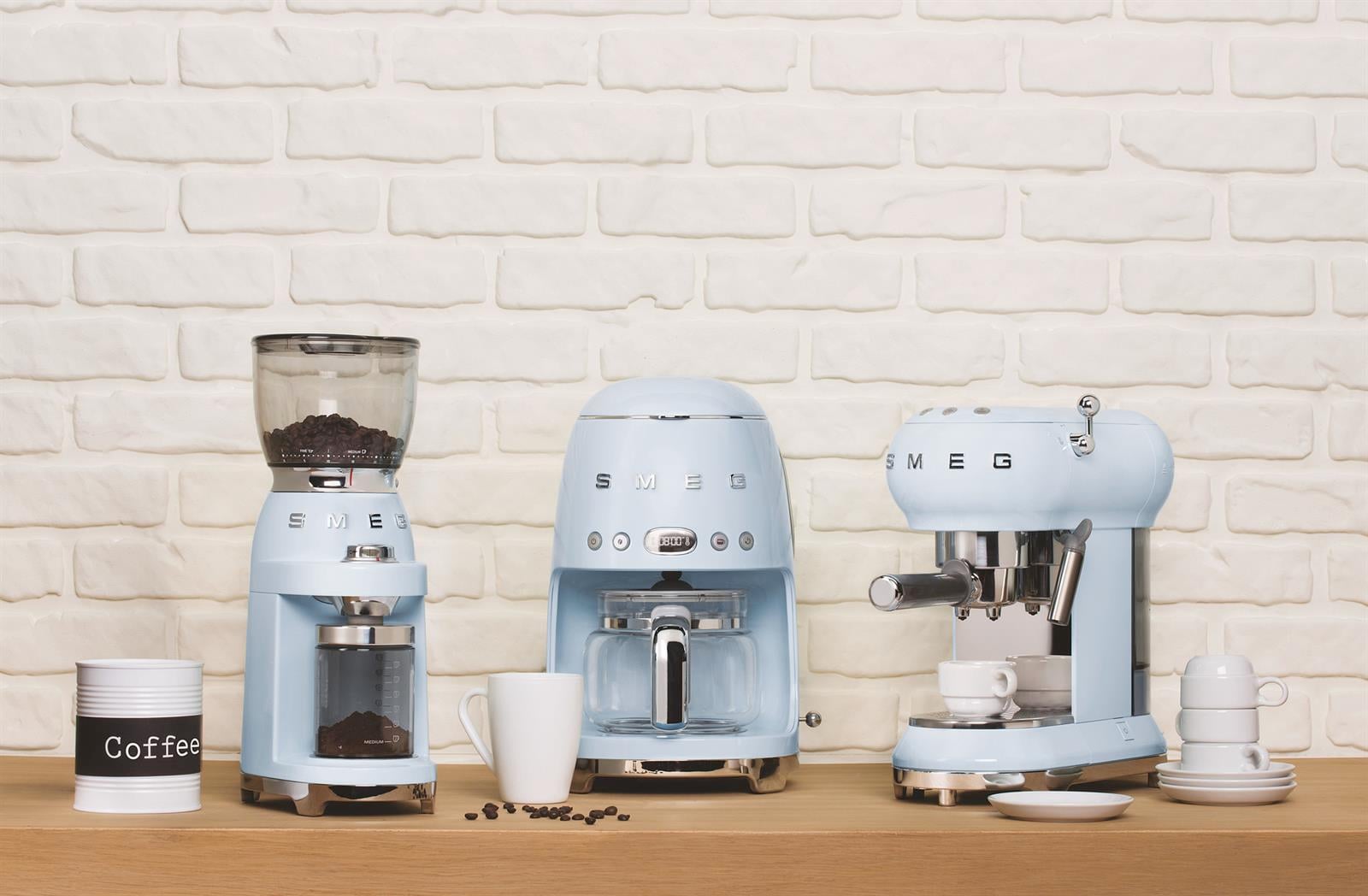 Smeg Pastel Blue  Espresso Coffee Machine