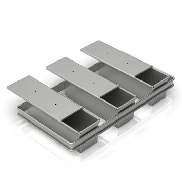 Avec Set Moule à Pain de Mie 10x10x30 cm