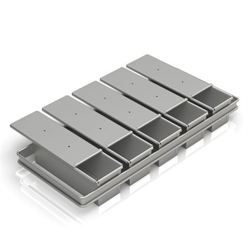 Avec Set Moule à Pain de Mie 10x10x30 cm