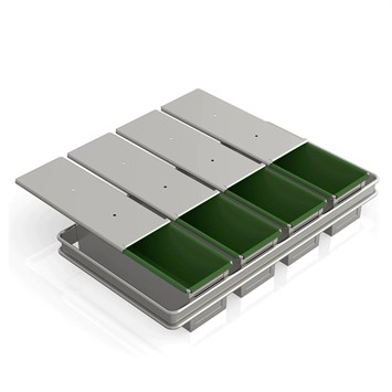 Avec Set Moule à Pain de Mie 10x10x30 cm