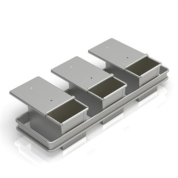 Avec Set Moule à Pain de Mie 11x11x16 cm