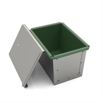 Moule à Pain De Mie Avec Couvercle Anti-Adhésifs 11x11x16 cm