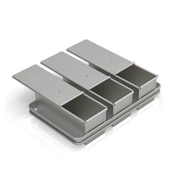 Avec Set Moule à Pain de Mie 12,5x13x32 cm