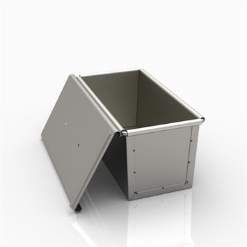 Moule à Pain De Mie Avec Couvercle 12x12x25 cm