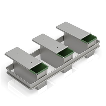 Avec Set Moule à Pain de Mie Anti-Adhésifs 12x8x20 cm