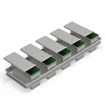 Avec Set Moule à Pain de Mie Anti-Adhésifs 12x8x20 cm