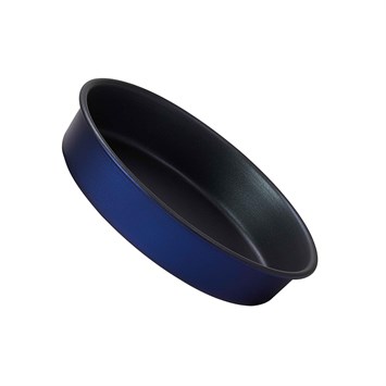 18x4 cm Rounded Bread Pan Dark Blue