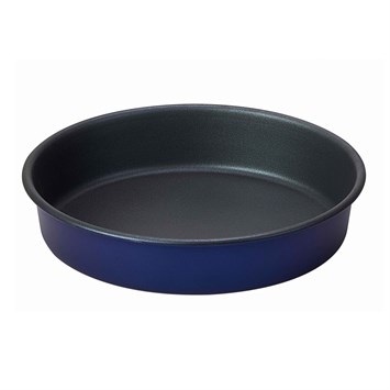 18x4 cm Rounded Bread Pan Dark Blue