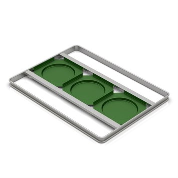 Poêle revêtue à pain rond Villageois 21 x 1,5 cm