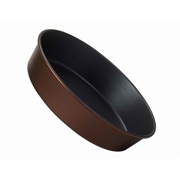 22x5 cm Rounded Bread Pan Bronze