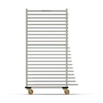 Chariot de Pâtisserie Poğaça et Simit 34x84 cm (Inox)