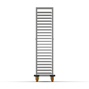 Chariot de Pâtisserie Poğaça et Simit 34x84 cm (Inox)