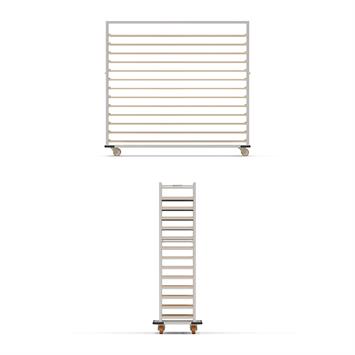 Chariot Passeur en bois 40x120 cm