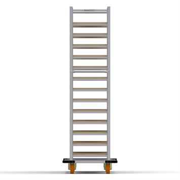 Chariot Passeur en bois 40x150 cm