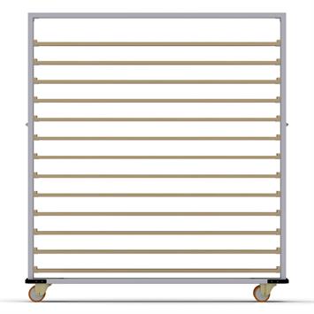 Chariot Passeur en bois 40x150 cm