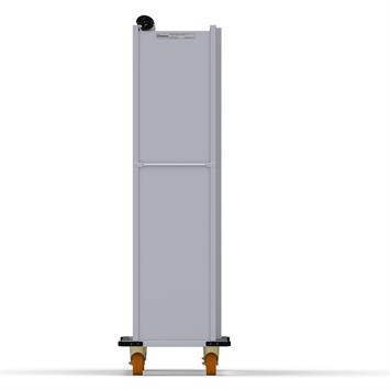 Chariot passeur en bois avec Système enfermé 40x180 cm