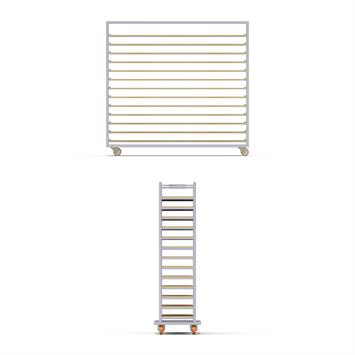 Chariot Passeur en bois 40x180 cm