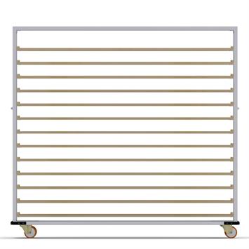 Chariot Passeur en bois 40x180 cm