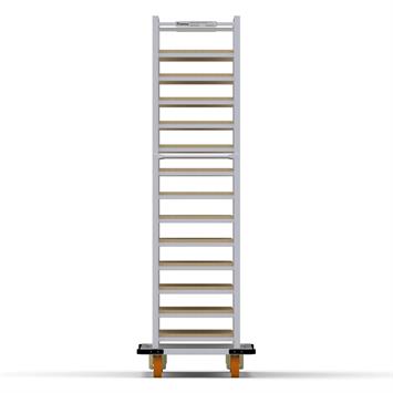 Chariot Passeur en bois 40x180 cm