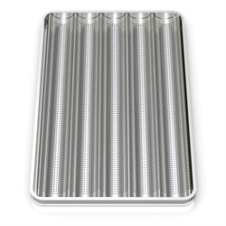 Poêle à Baguette, avec 5 Canaux longitudinaux, 40x60 cm