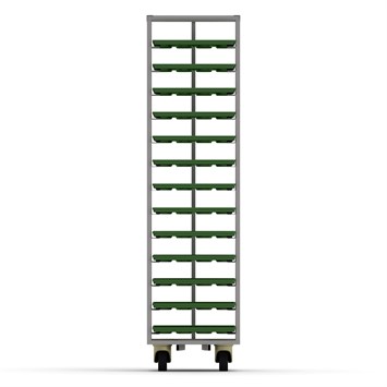 Chariot pour Four Rotatif 40x60 cm (Inox)