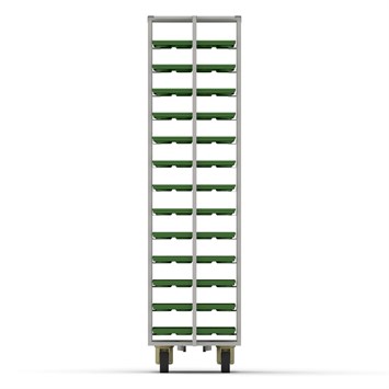 Chariot pour Four Rotatif 40x60 cm (Inox)