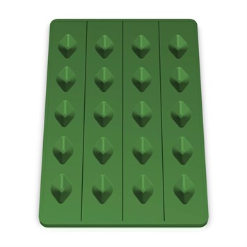 Poêle revêtue à Navette 40x60 cm