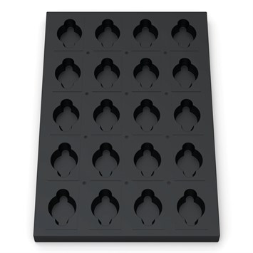 Poêle revêtue pour Sekiz Cake (en forme de 8) 40x60 cm