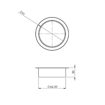 Poêle revêtue pour Topkek (Cake Sommet) 40x60 cm