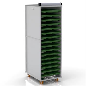 Chariot à Poêles avec Système enfermé 49x74 cm (Inox)