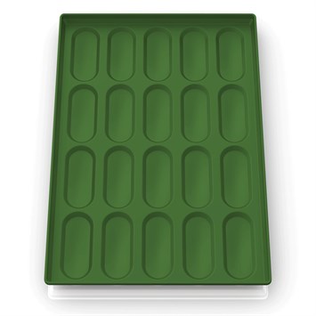 Poêle à Gros sandwich 50x74 cm, revêtue