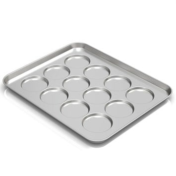 Poêle à Hamburger 53x65 cm