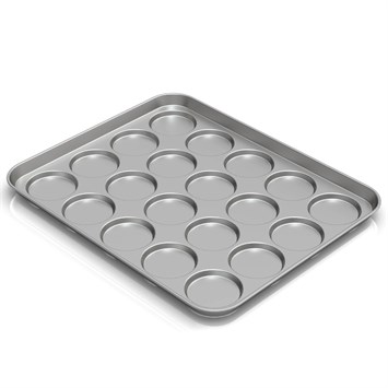 Poêle à Hamburger 53x65 cm