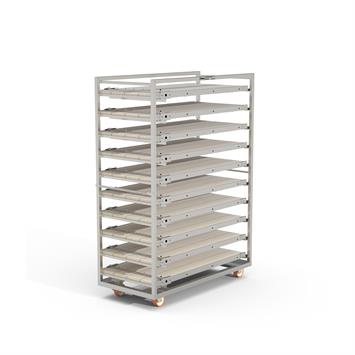 Chariot Passeur 58x120 cm (Inox)