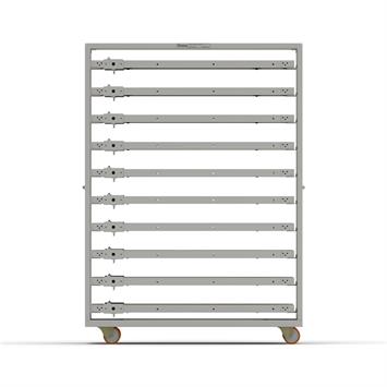 Chariot Passeur 58x120 cm (Inox)