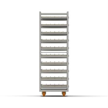 Chariot Passeur 58x120 cm (Inox)